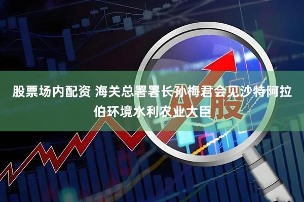 股票场内配资 海关总署署长孙梅君会见沙特阿拉伯环境水利农业大臣