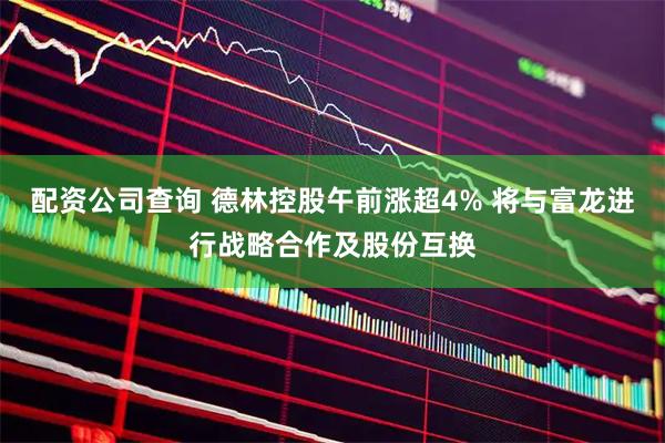 配资公司查询 德林控股午前涨超4% 将与富龙进行战略合作及股份互换